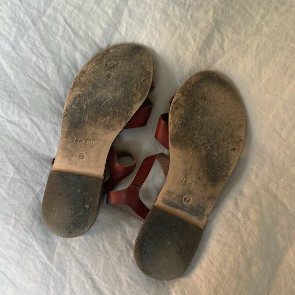 Leather Sandals - Size 7 - Picture 2 of 2